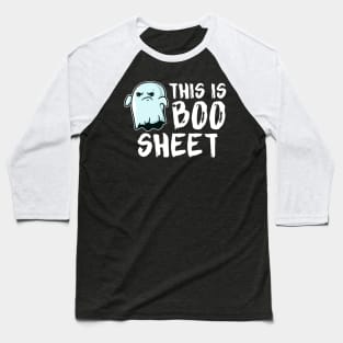 This Is Boo Sheet Gift for any Halloween Ghost Lover product Baseball T-Shirt